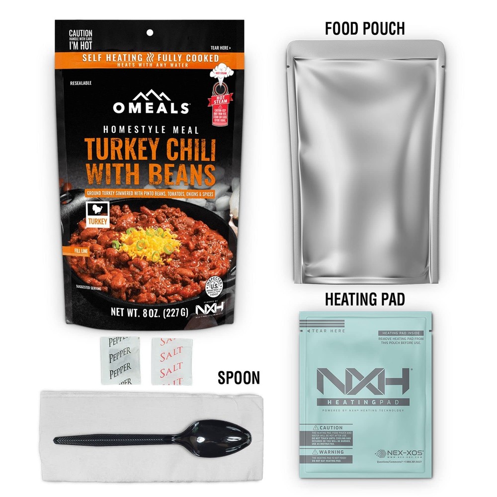 OMEALS Turkey Chili with Beans