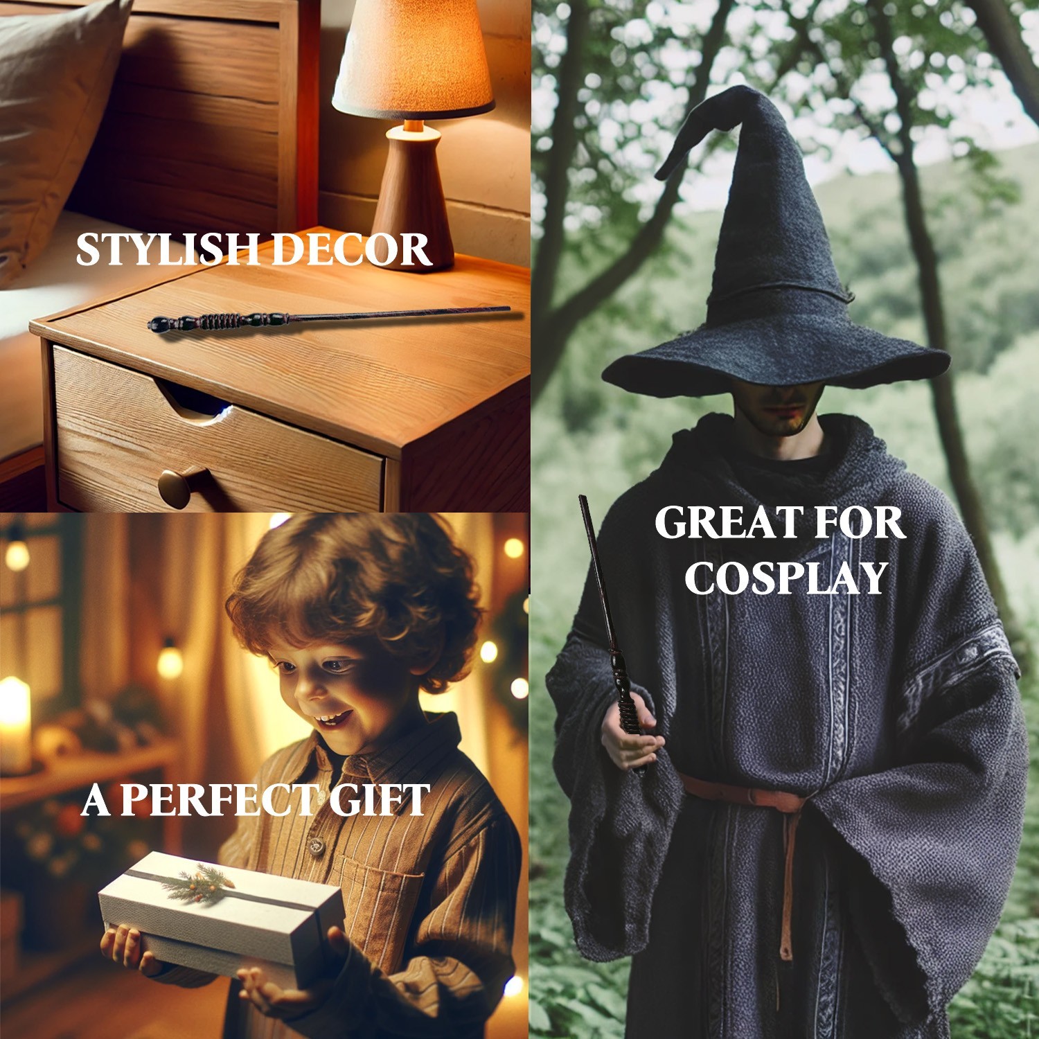 Harry Potter Draco Malfoy Magic Wand, Wizard Cosplay Costume Prop for Collection