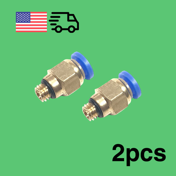 2pcs Bowden Coupling Connector  3D Printer Monoprice Select Mini V1 V2