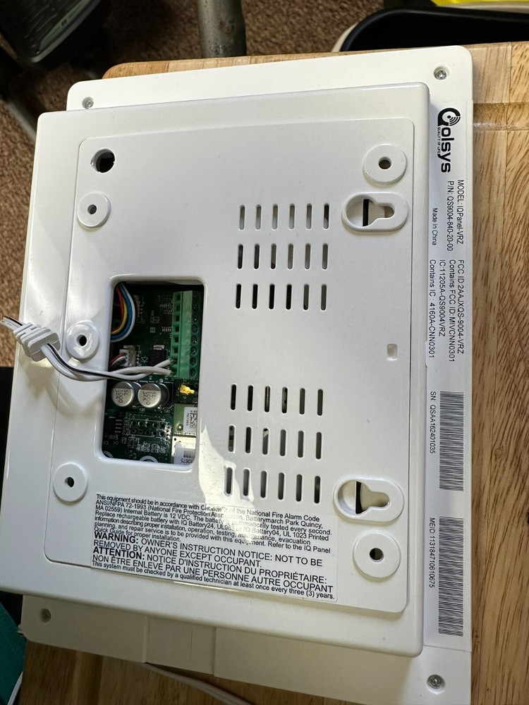 Frontpoint Security Control Panel (IQPanel-VRZ)