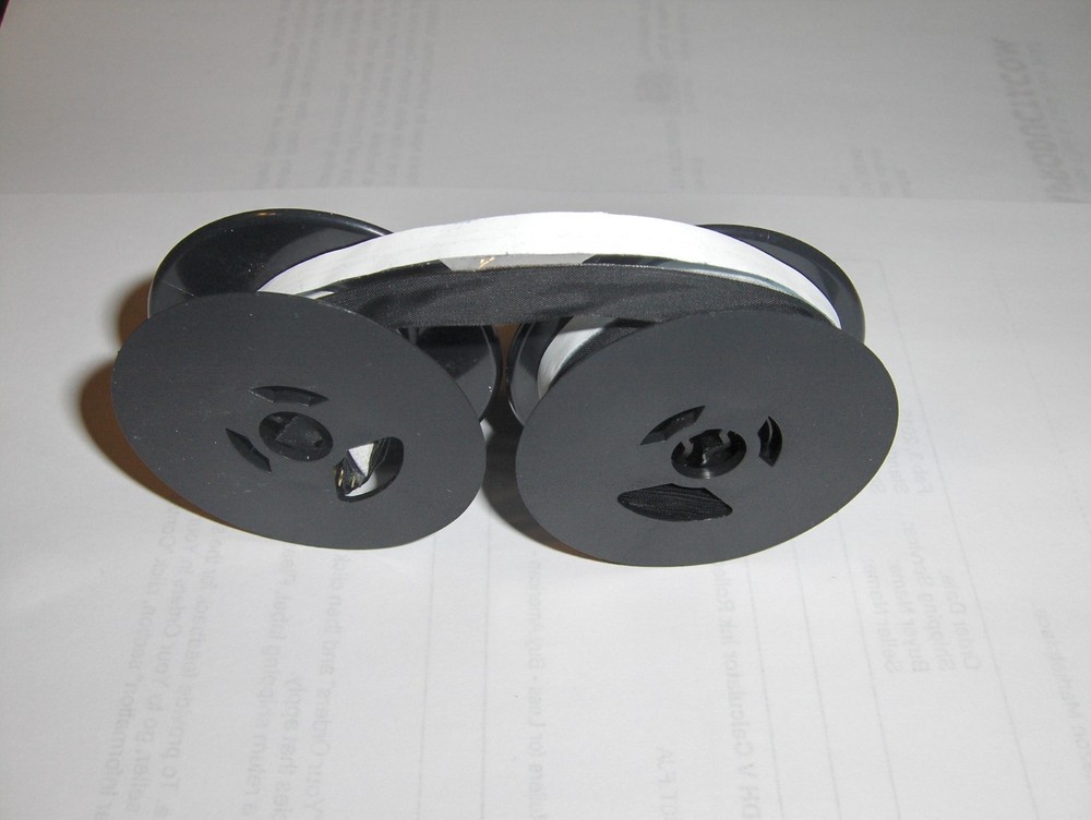 Hermes 3000 Typewriter Ribbon Blk with White Correction