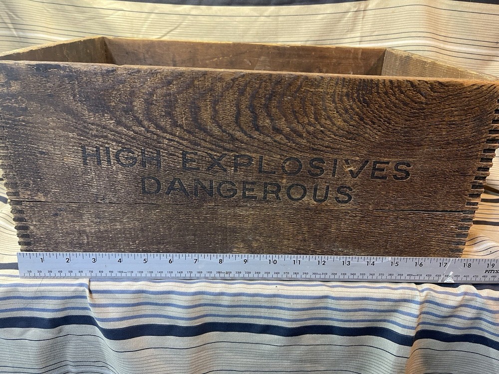 WWII COMPOSITION B PELLETS High Explosive Ordnance Flaming Bomb Box Crate RARE