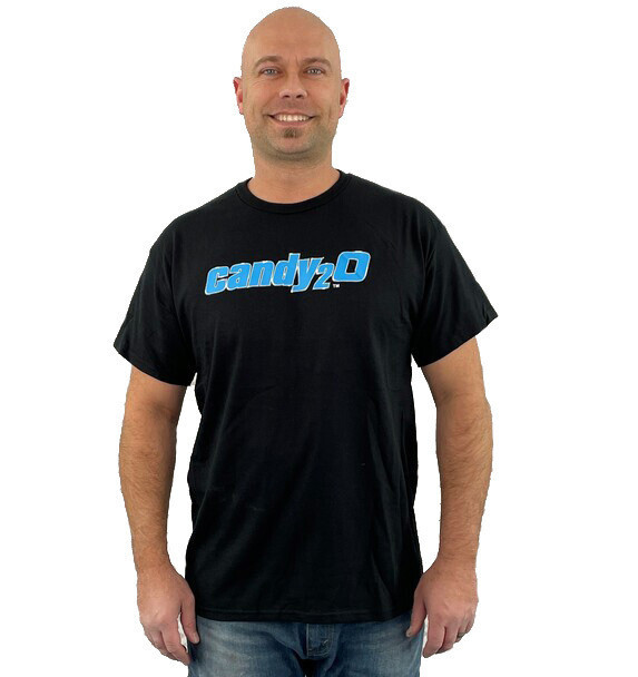 Createx candy2o logo T-shirt black
