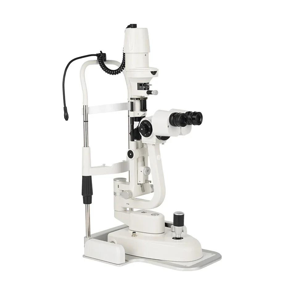 Five times magnification ophthalmic slit lamp optometry microscope