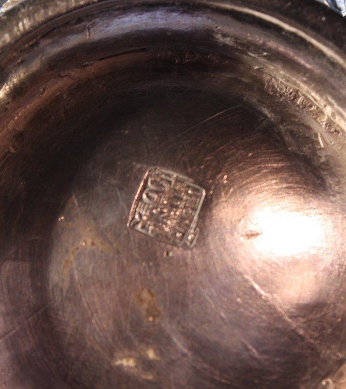 FINE ANTIQUE CHINESE EXPORT SILVER CREAMER,