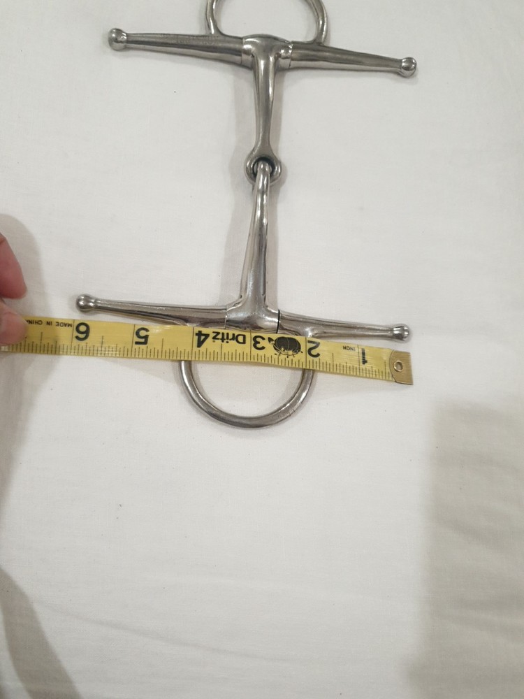 JP Korsteel Full Cheek Eggbutt Snaffle