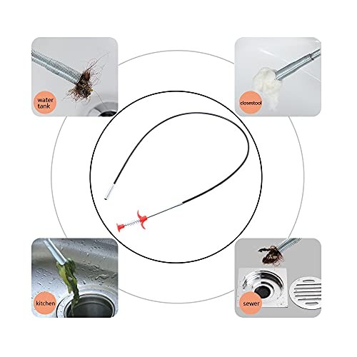 ALINNA Flexible Grabber Claw Pick Up Reacher Tool with 4 Claws Bendable 1 Pack