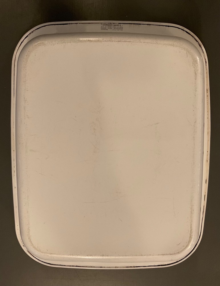 Vintage CORNING WARE Casserole Baking Dish Bouquet Pattern A21