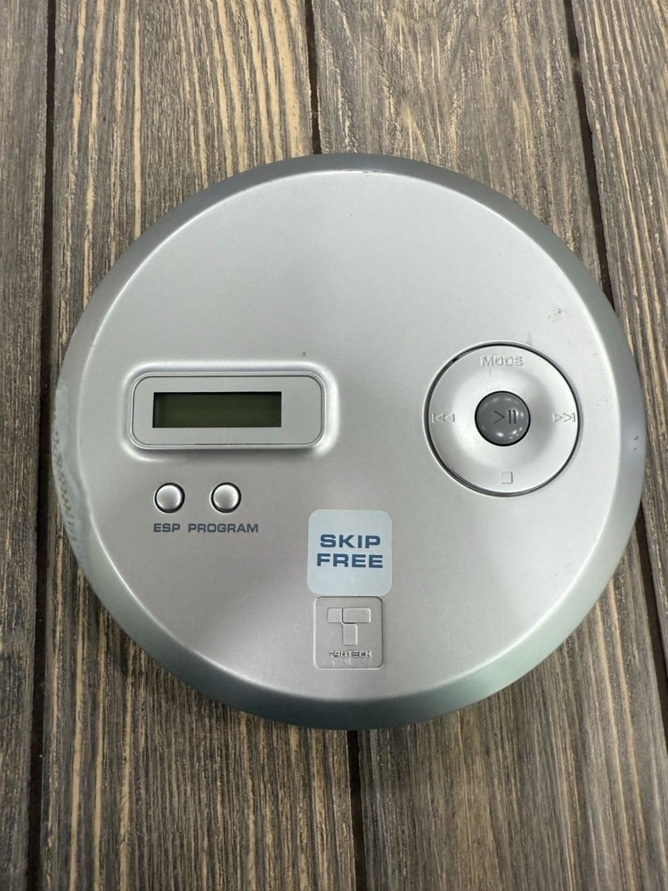 Trutech T160-CD Portable CD Player ESP Program Skip-Free Silver Made In China