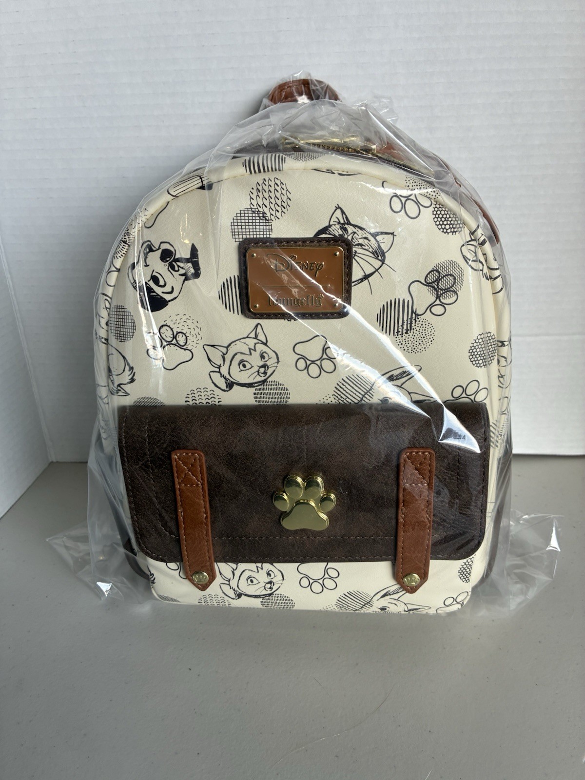 LOUNGEFLY DISNEY PETS CASUAL MINI BACKPACK~ WITH TAGS~ BRAND NEW