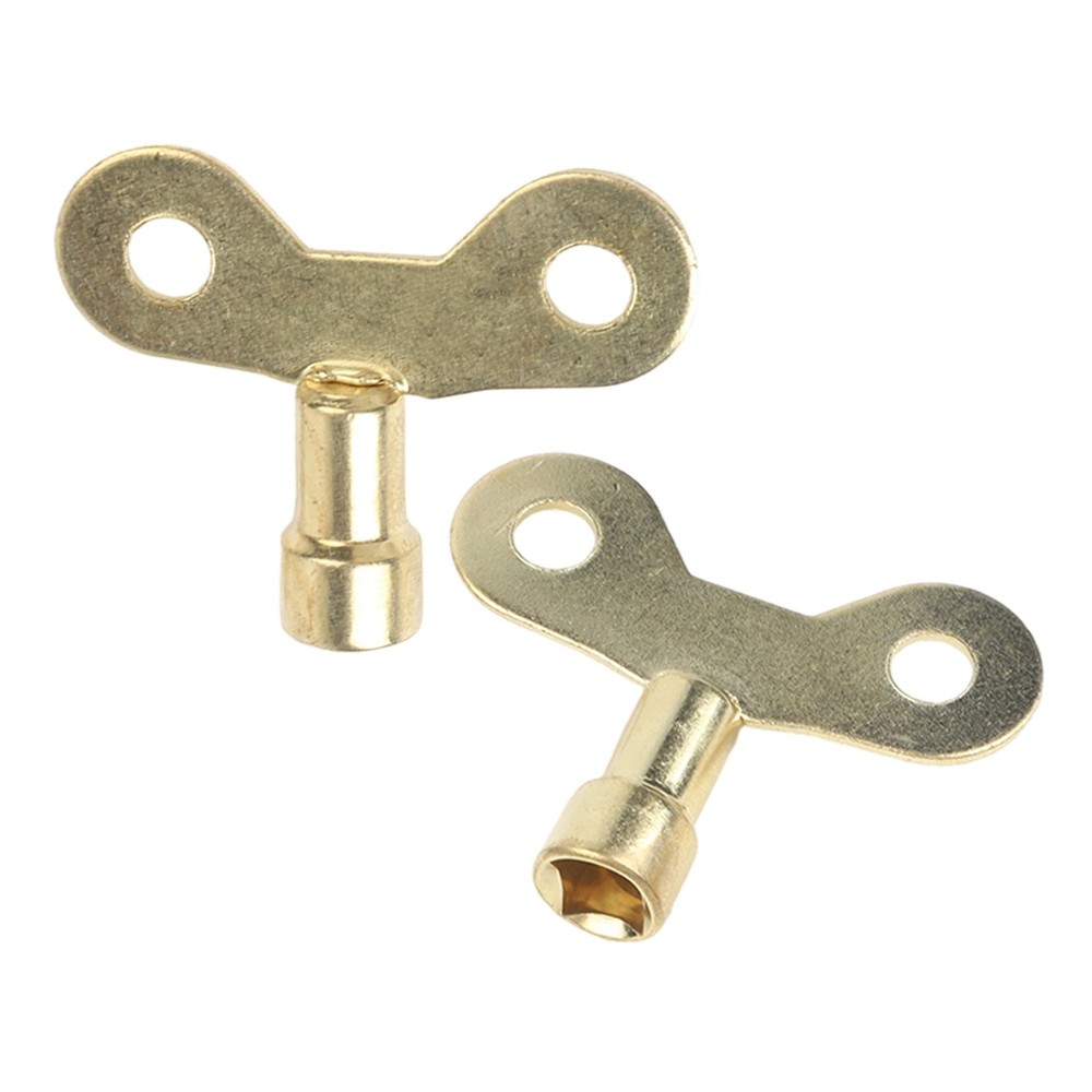 Compact Metal Radiator Bleed Keys No Tools Needed Easy Operation for Heaters