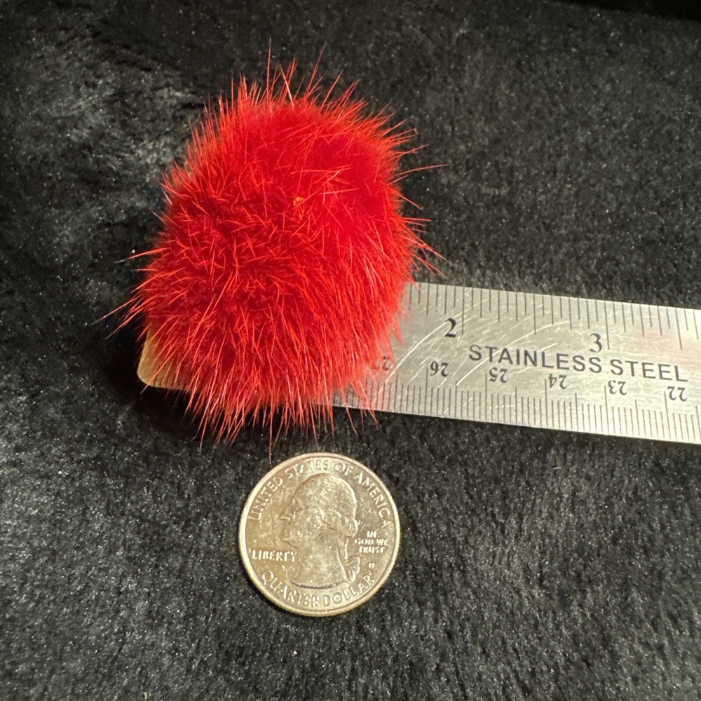 Artisan Red Mink Ring