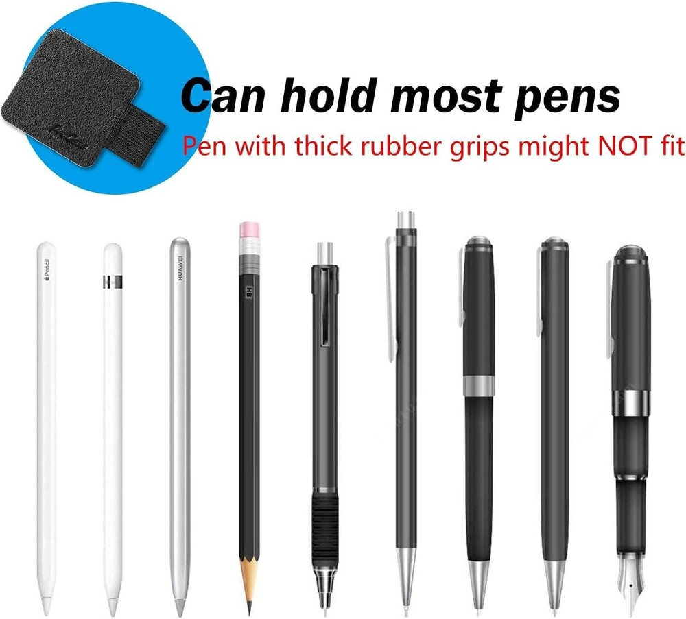 ProCase (5 Pack) Pen Loop Holder for Notebooks Journals Planners Tablet Case, Se