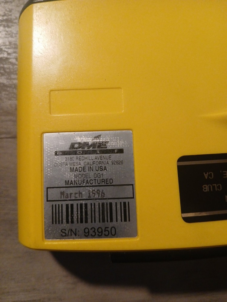 Digital Laser Distance DME Golf Rangefinder, Motorola. Includes Case UNTESTED