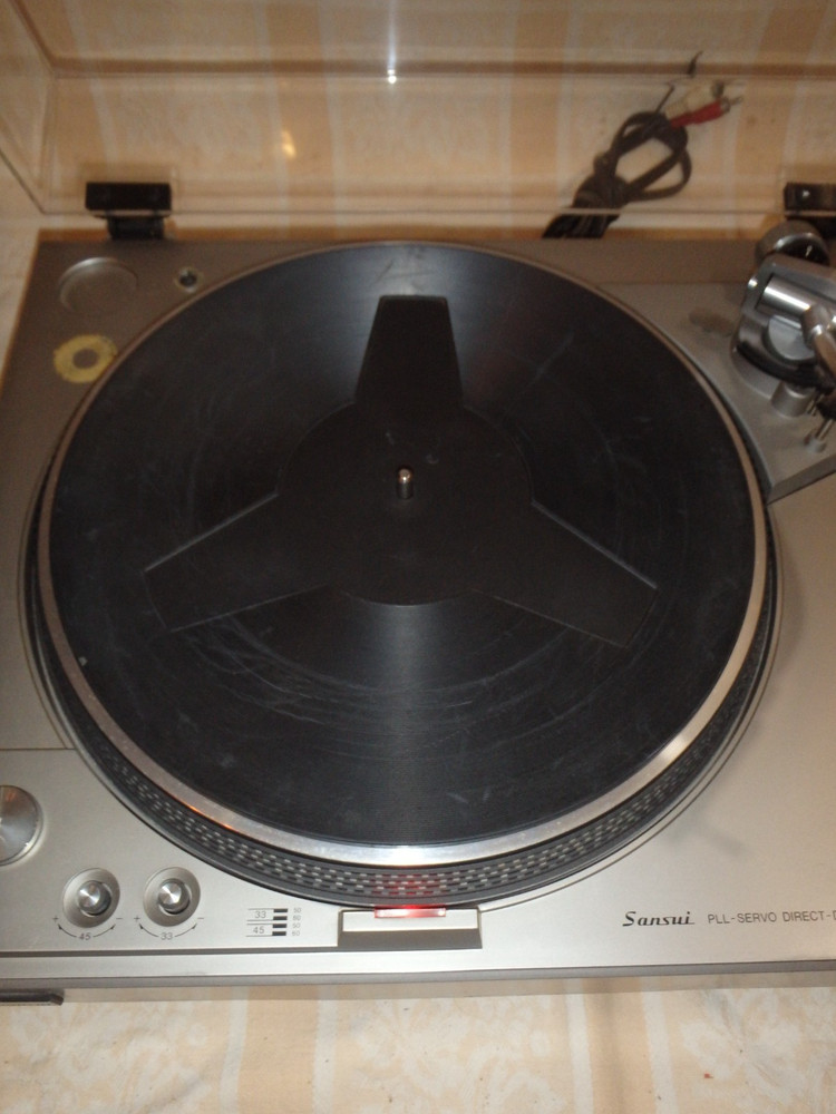 Vintage Sansui SR-737 PLL-Servo Direct-Drive Automatic Turntable