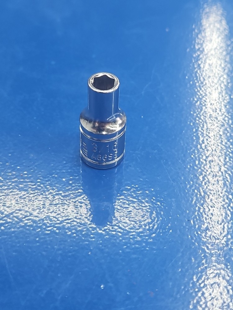 Matco Silver Eagle Tools A66SE 3/16" SAE Shallow Socket 1/4" Drive 6 Point