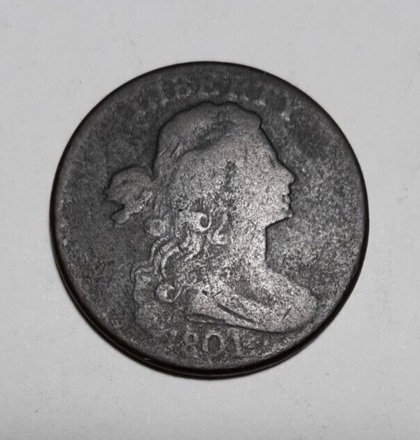 1801 DRAPED BUST LARGE CENT