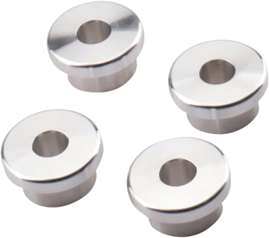 CNC Solid Billet Handlebar Riser Bushings Compatible with Harley Softail Dyna Sp