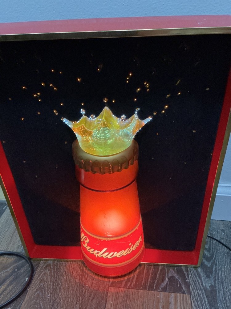 2005 bubweiser lighted fiber optic beer carbonation spray working