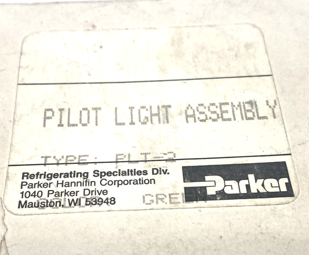 Parker PLT-2 Pilot Light Assembly, Green