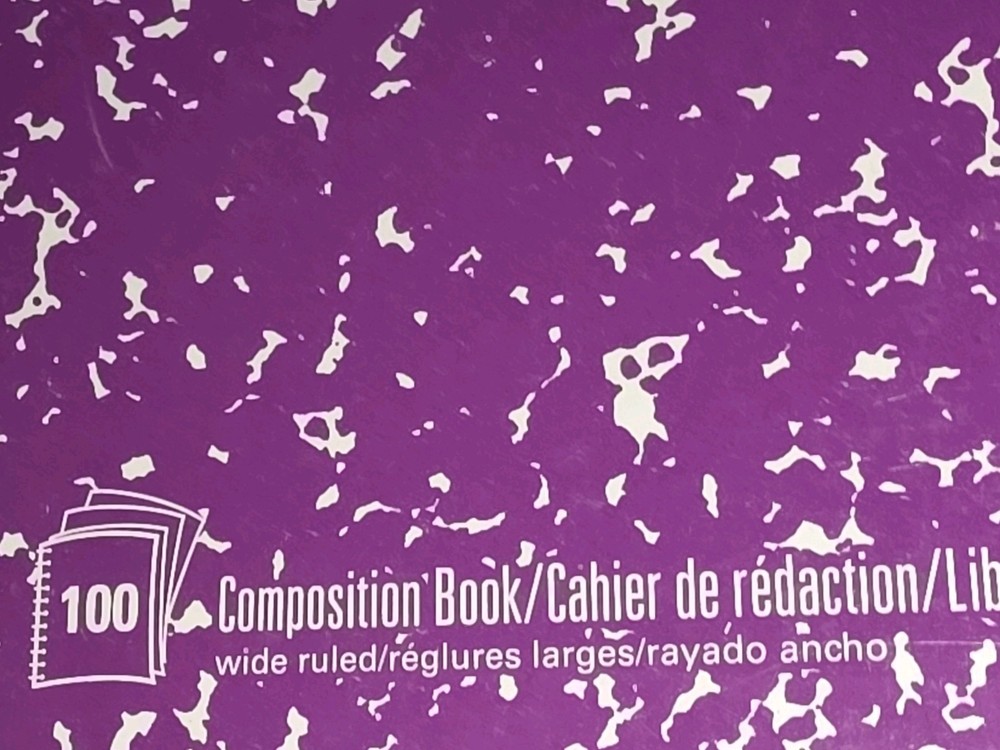 Set: Plastic Storage Clipboard With Notepad, 100 Page Mead Composition Book