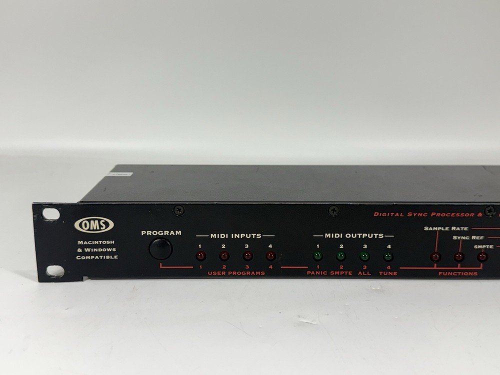 Opcode OMS Studio 64 XTC 4-In, 6-Out MIDI Interface - 64 MIDI CH - 064-2002