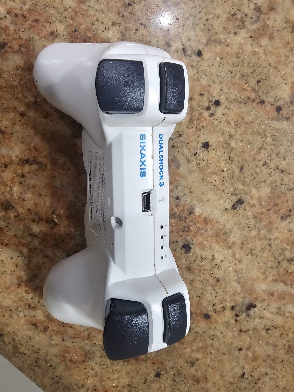 OEM Sony PS3 White Dualshock 3 Controller PlayStation 3 *TESTED*