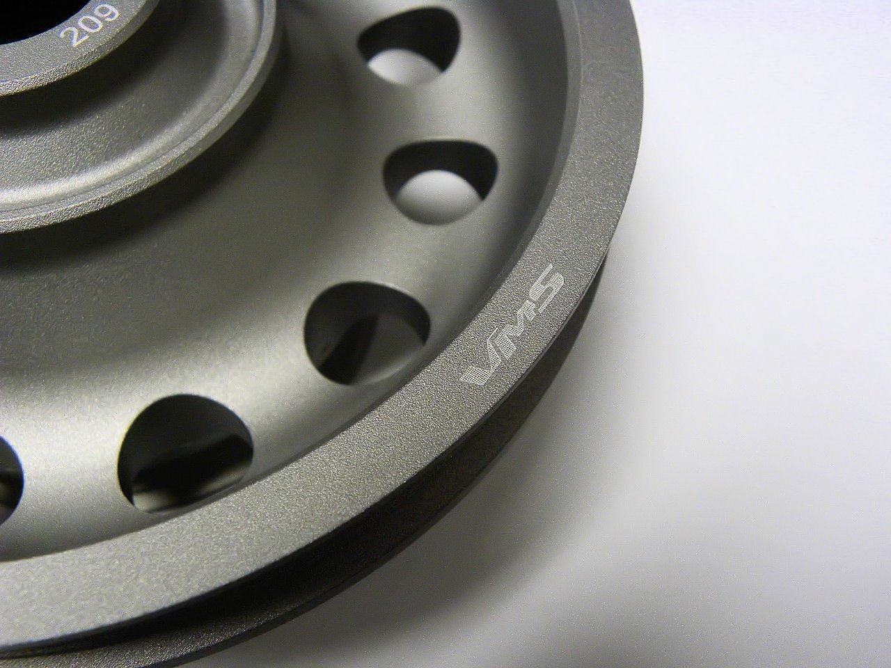 VMS Racing Light Weight Aluminum Crankshaft Pulley OEM Size 92-95 Civic SOHC D16