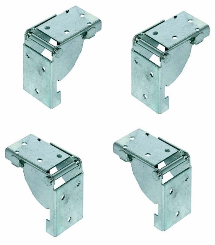 4 pcs Folding Table Leg Brackets Hinges Self-Locks in position, -Made In GERMANY