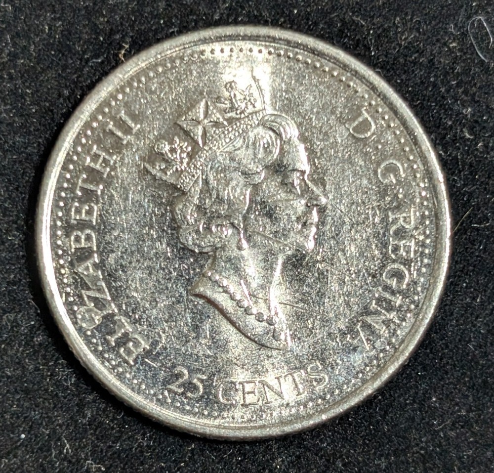 2000 Canada 25 Cents Circulated KM# 380 Ingenuity