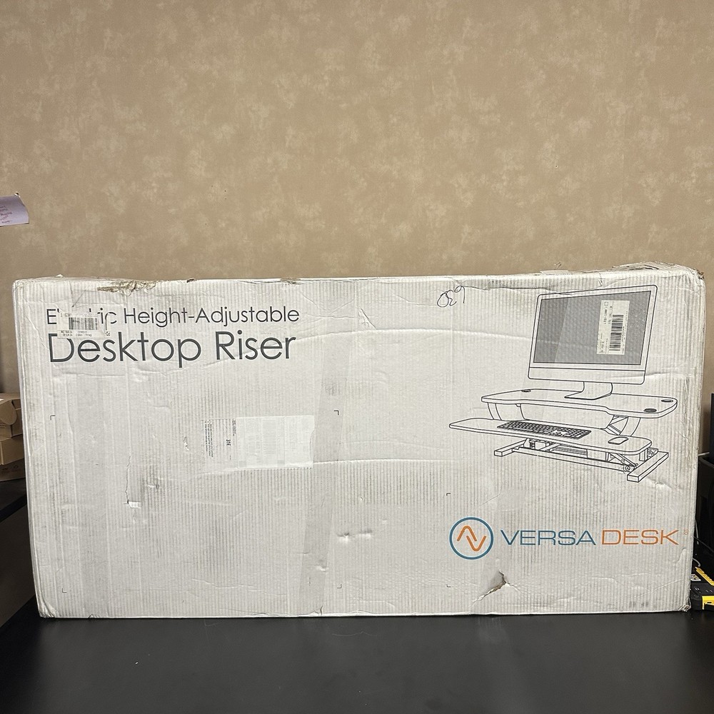 VersaDesk 48"x24" Electric Height Adjustable Desktop Riser