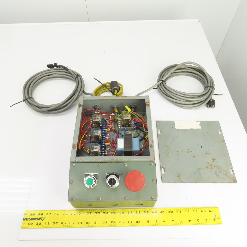 Prewired 120V (4) Motor Starter Control Operator Panel Assembly 24V Controls