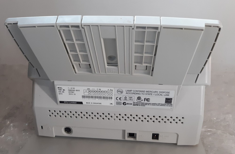 Fujitsu FI-6130 Document Scanner NO AC Adapter w/ USB Cable