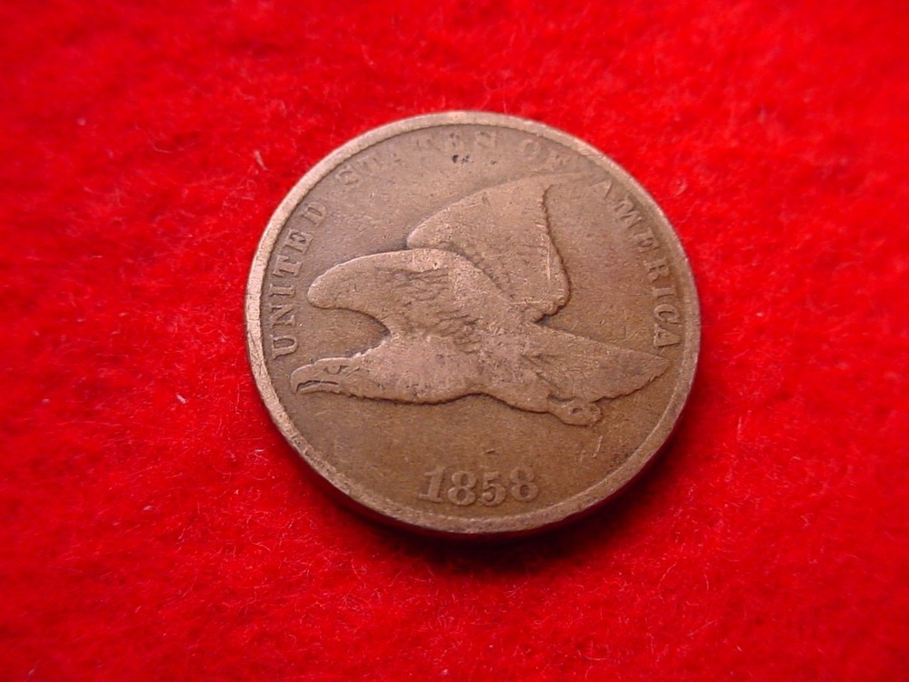 1858 FLYING EAGLE CENT GREAT CENT!!   #180