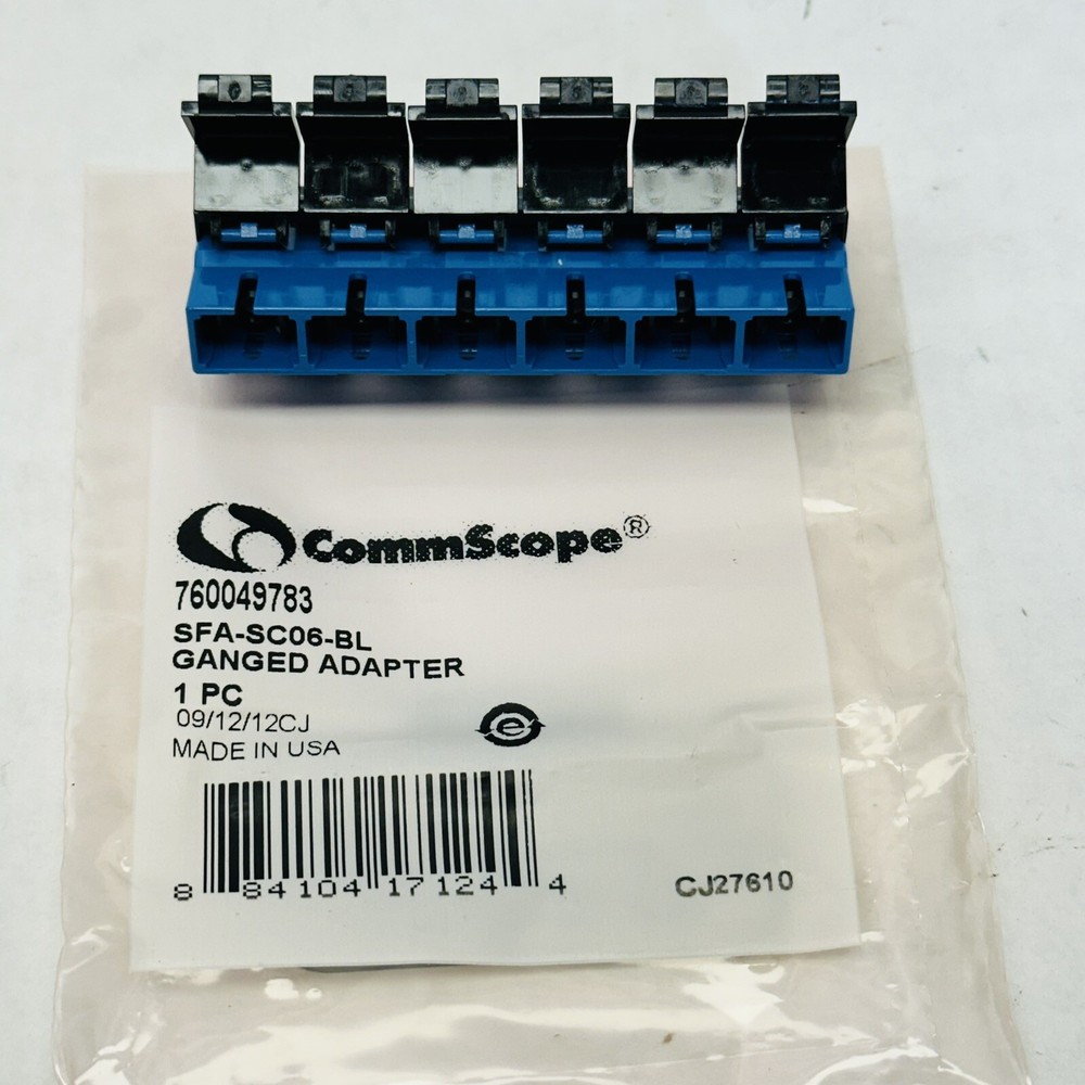COMMSCOPE 760049783 / SFA-SC06-BL GANGED ADAPTER