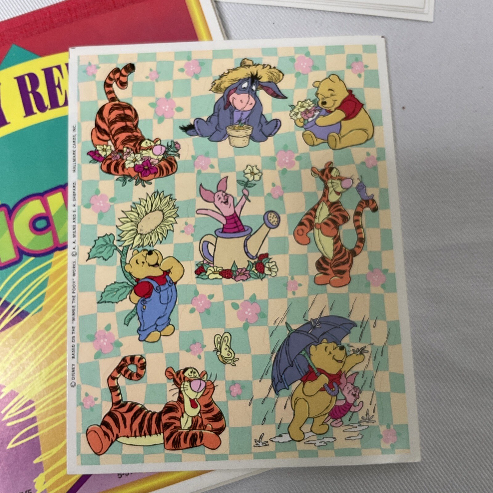 Lots Of Mixed Stickers New Old Stock And Partials Pooh Snoopy George Jungle