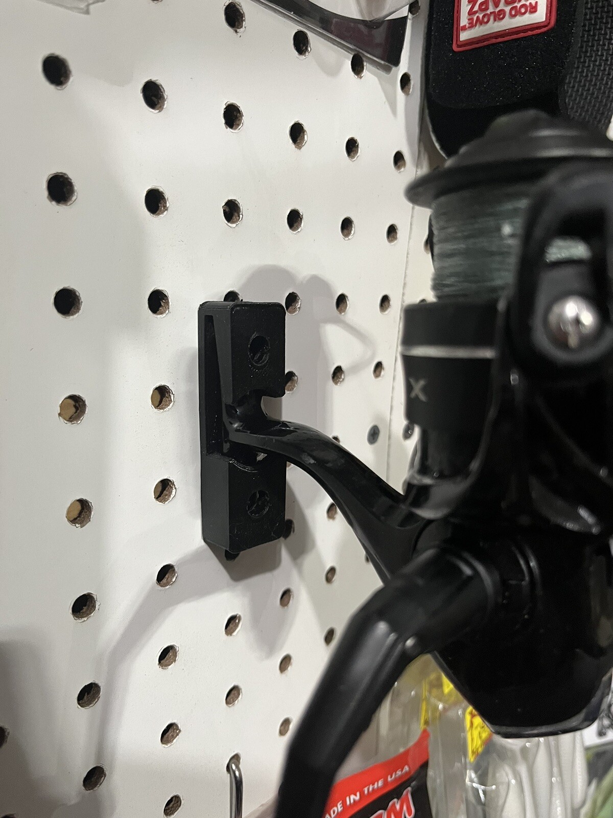 Five Pack (5X) Fishing Reel Wall Mount for Standard Spinning Reels - New Model