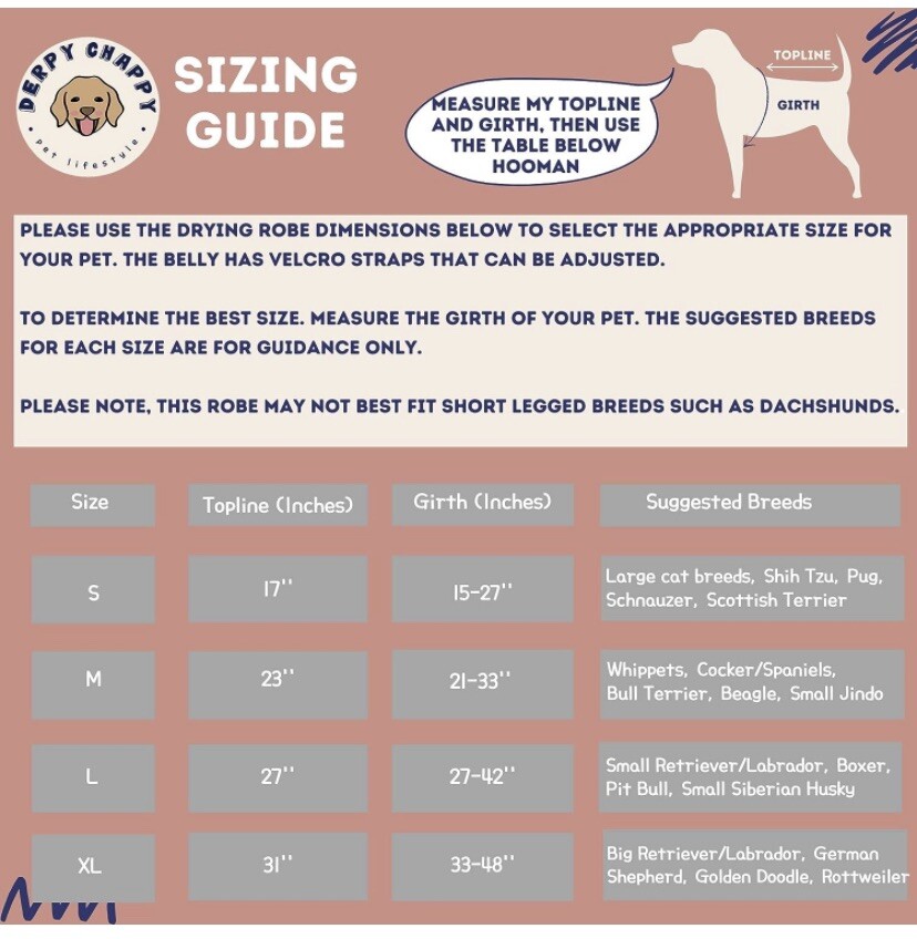 Derpy Chappy Dog Robe