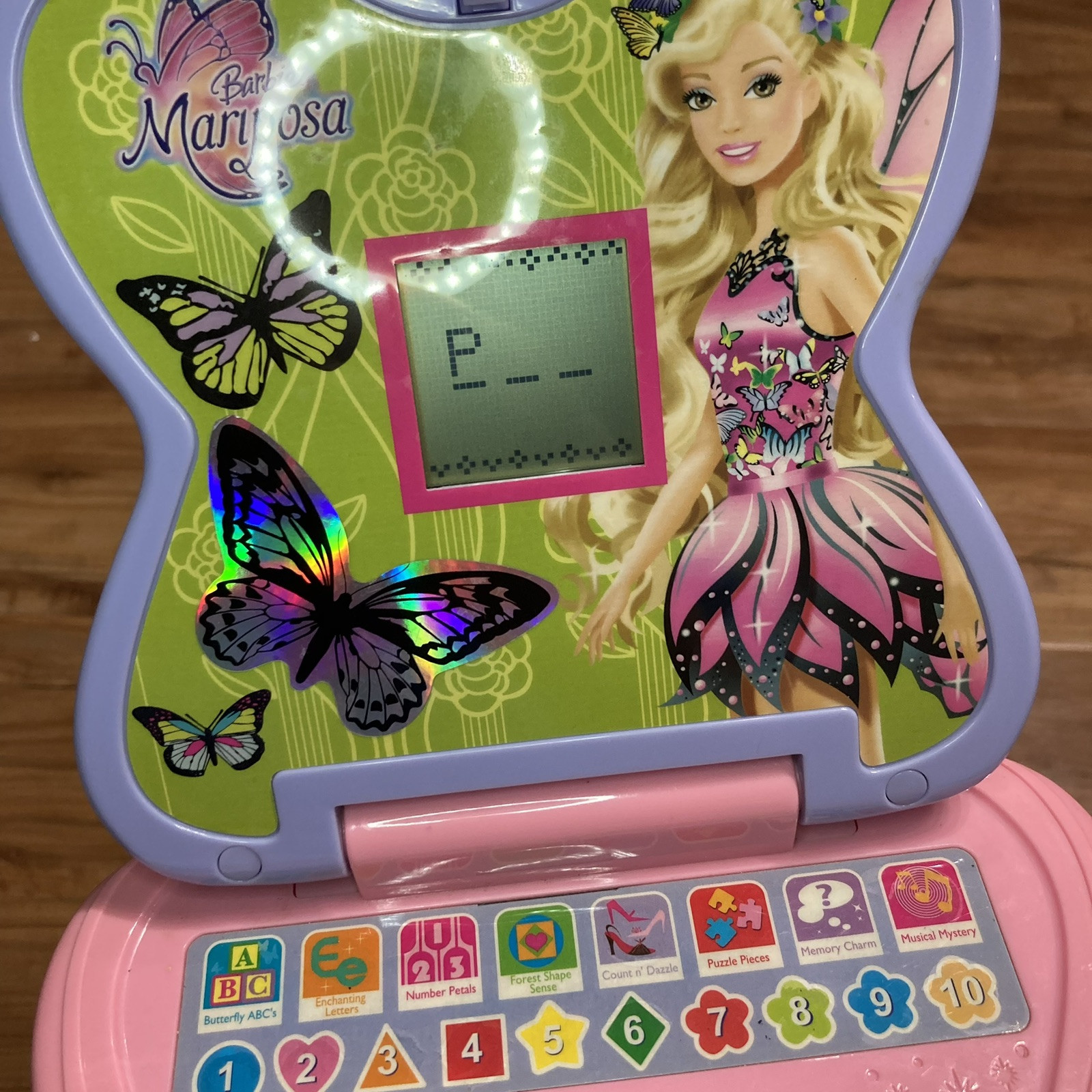 BARBIE MARIPOSA LITTLE LEARNING INTERACTIVE LAPTOP by OREGON SCIENTIFIC MATTEL