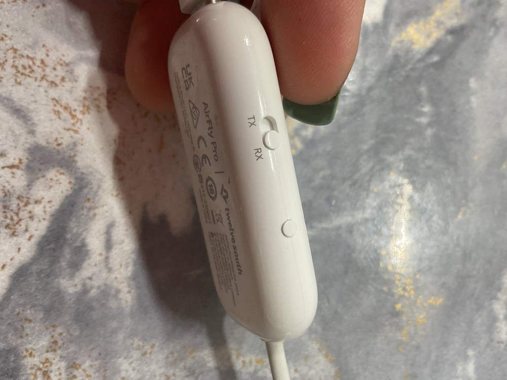 Twelve South AirFly Duo Wireless Transmitter - White Bluetooth