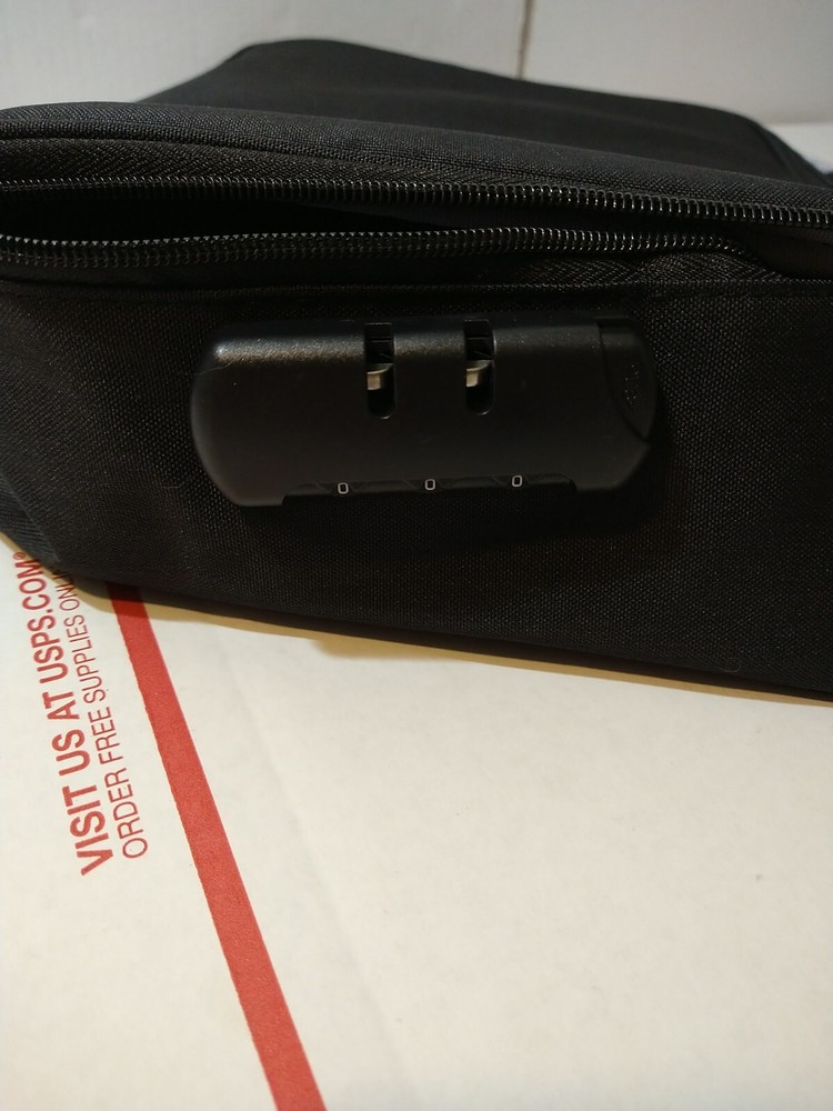 Oxford Document Organizer with Safe Code Lock Storage Pouch Credential Bag Dipl