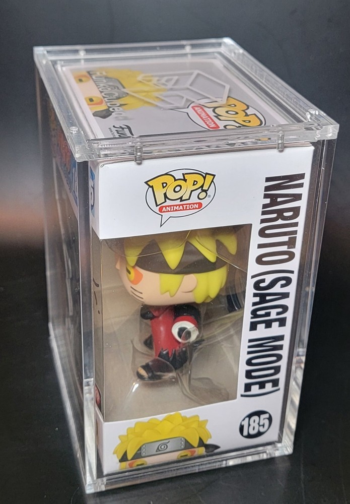 Standard 4" Funko Pop Clear Stackable Hard Case Protector With Magnetic Top