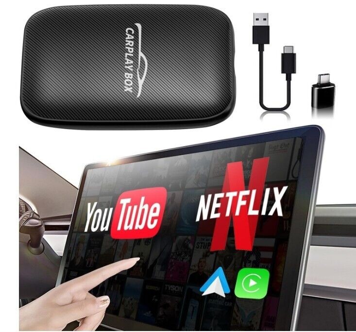 Carplay AI Box Wireless Carplay Android Auto Adapter Car Multimedia Video
