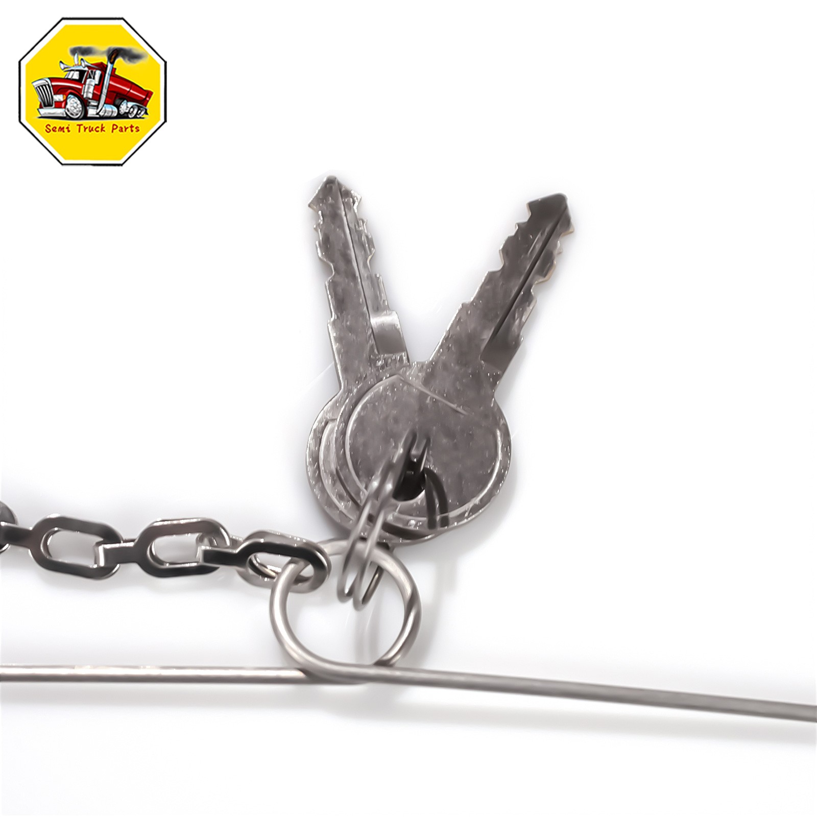 2x Locking Fuel Cap Fits Kenworth Peterbilt Freightliner Western Star SNV431089