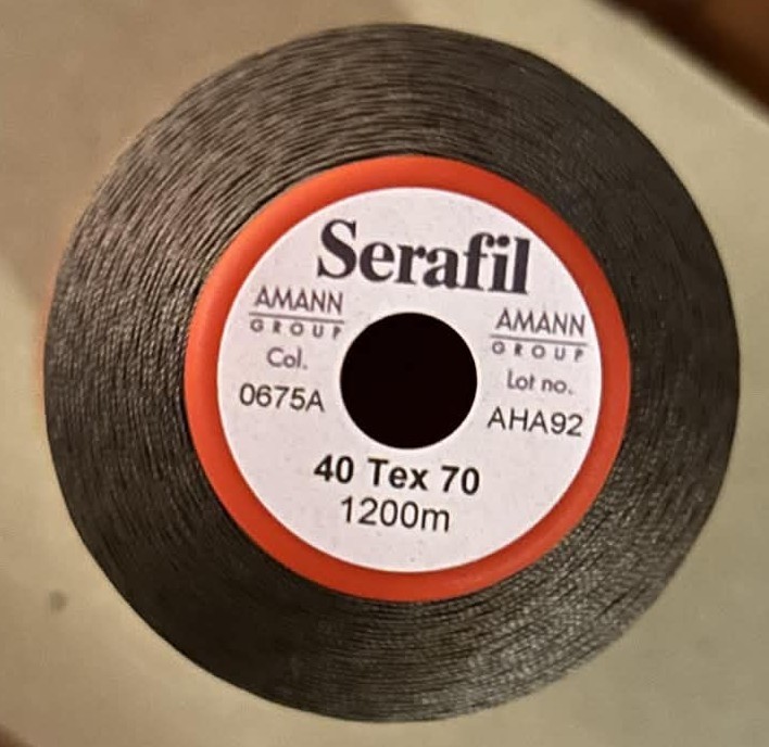Amann Serafil Sewing Thread 1200m Col. 0675A Polyester Continuous 2063 - 5 pack