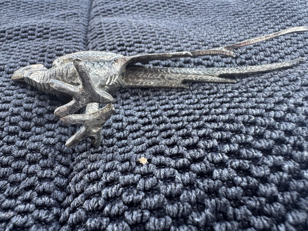 MCM Vintage Silver Plated Pheasants, Pair