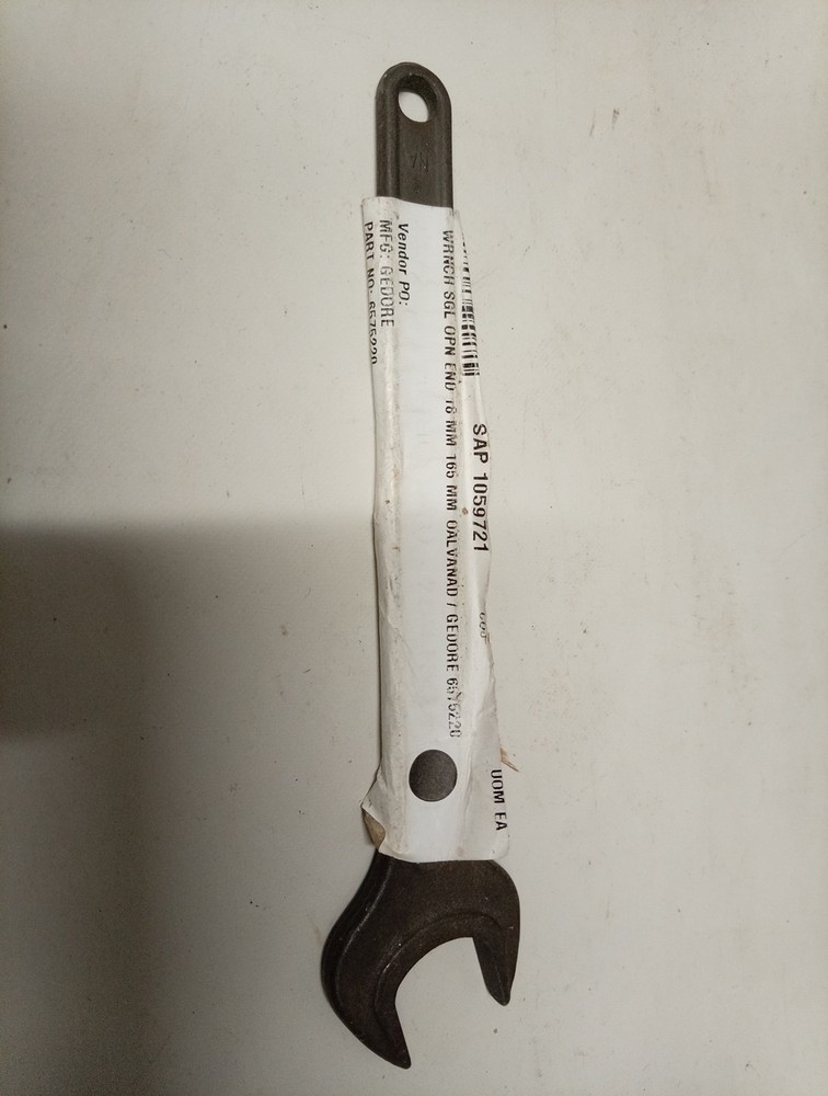 Gedore Single Open Ended Spanner 18mm