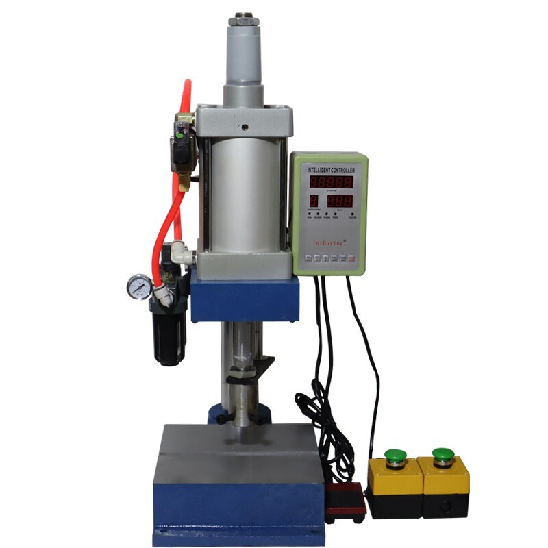 1763Lbs Pneumatic Punch Press Transfer Machine w/Display Controller 2 Buttons