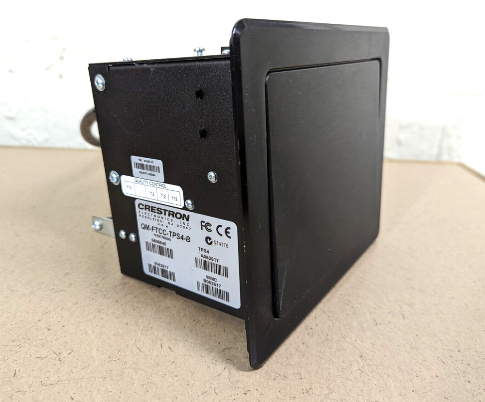CRESTRON Quickmedia Fliptop Touchscreen Control Center QM-FTCC-TPS4-B
