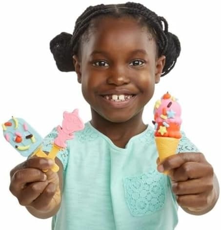 PlayDoh Ice Cream Playset Truck Peppa George Figures Modeling Compound